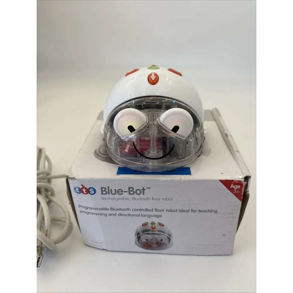 TTS Blue-Bot Bluetooth Programmable Floor Robot Tested
